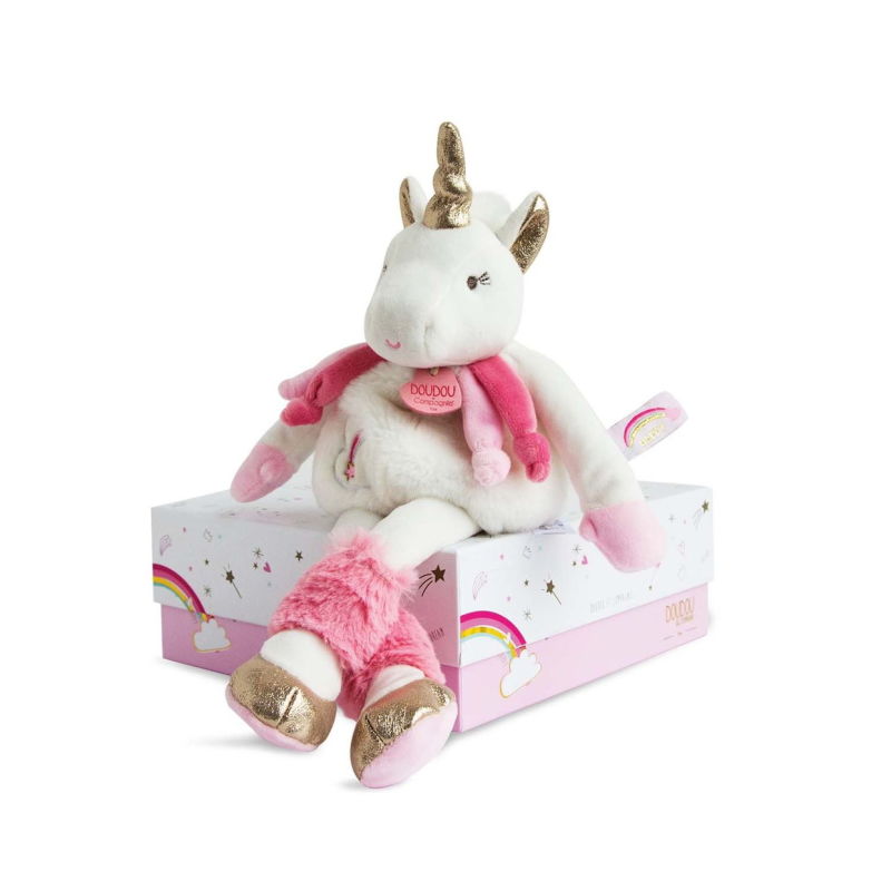  lucie licorne peluche rose 22 cm 